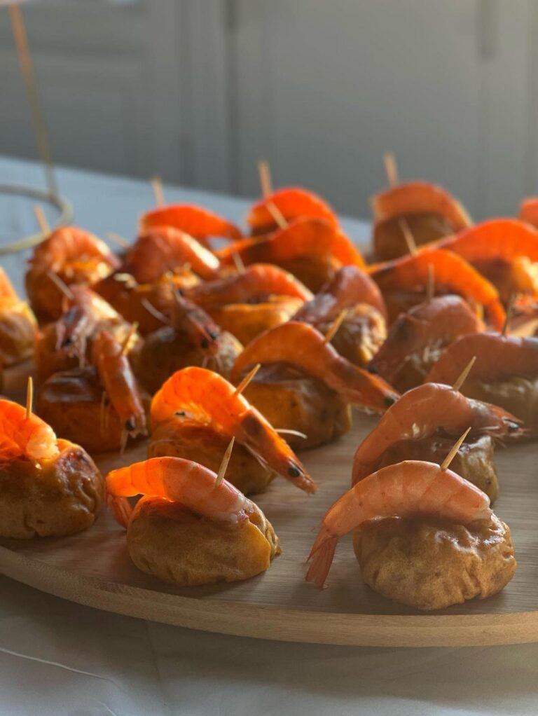 Bouchées aux crevettes