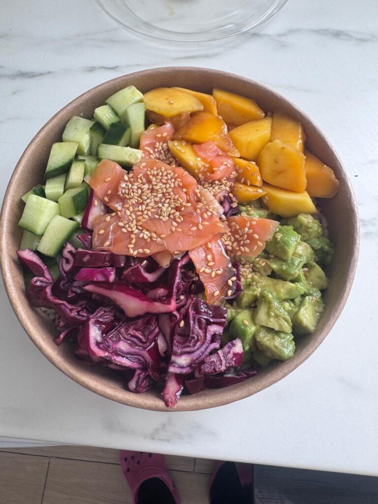 Bowl au saumon et légumes