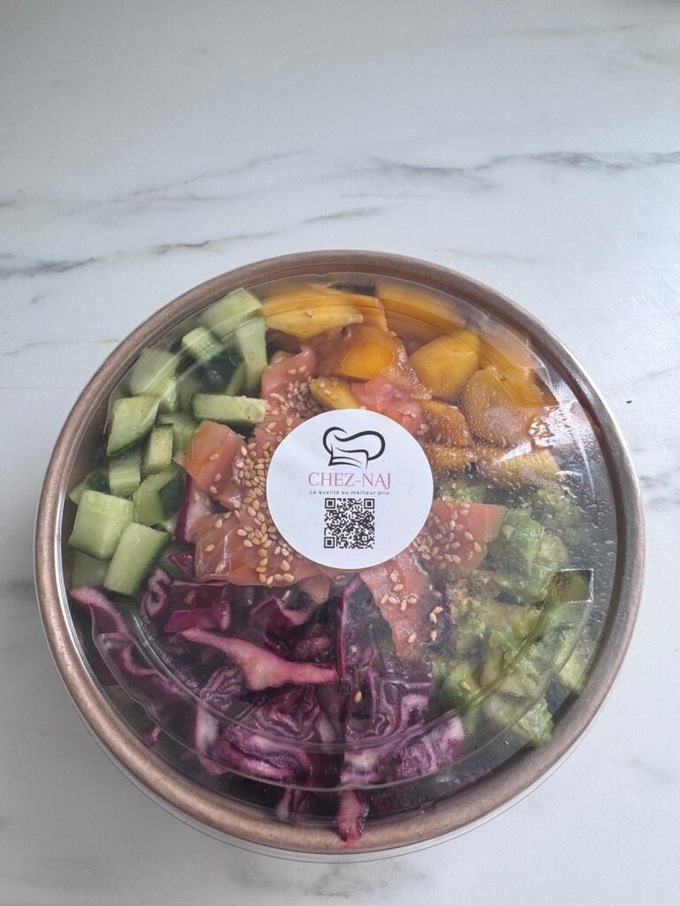 Bowl au saumon prêt à emporter