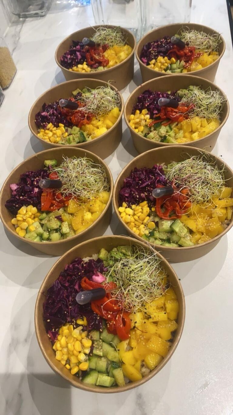 Bowls de salade fraîche