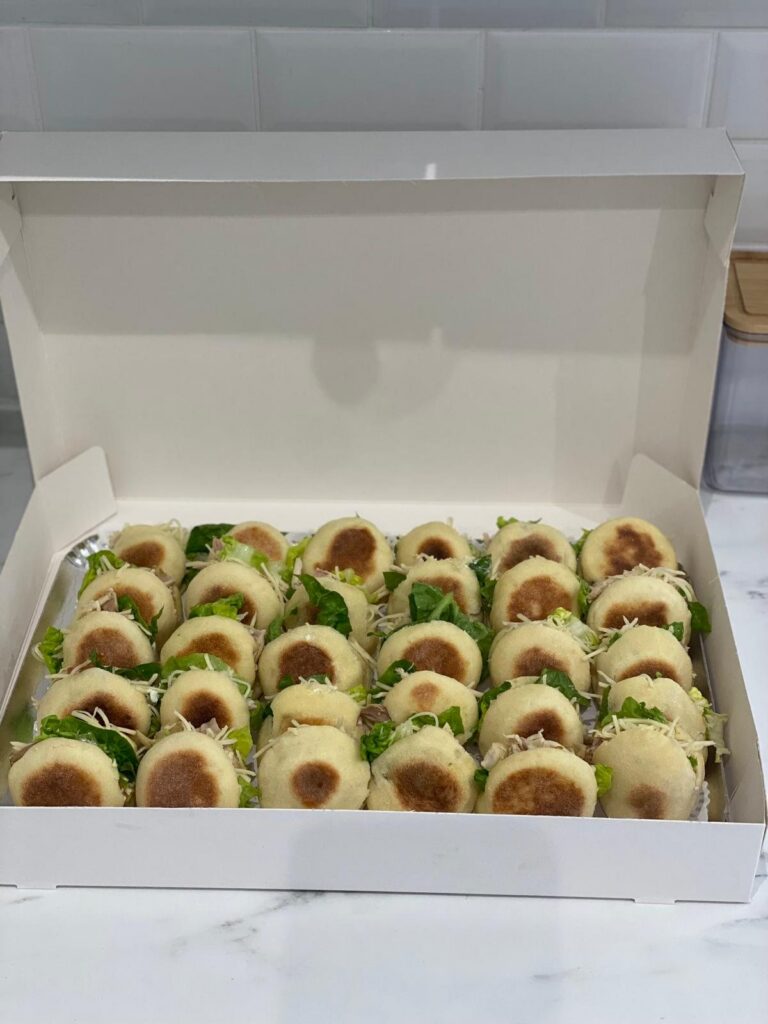 Box de mini sandwichs garnis