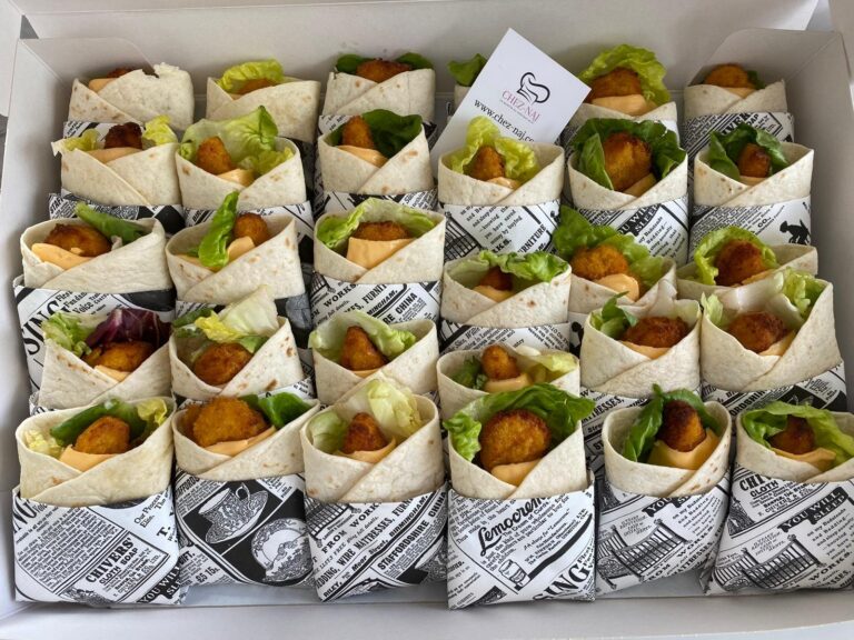 Box de wraps garnis