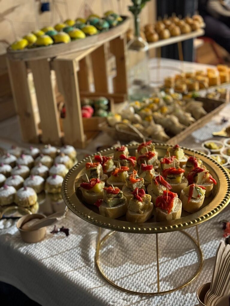Buffet de tartelettes et bouchées