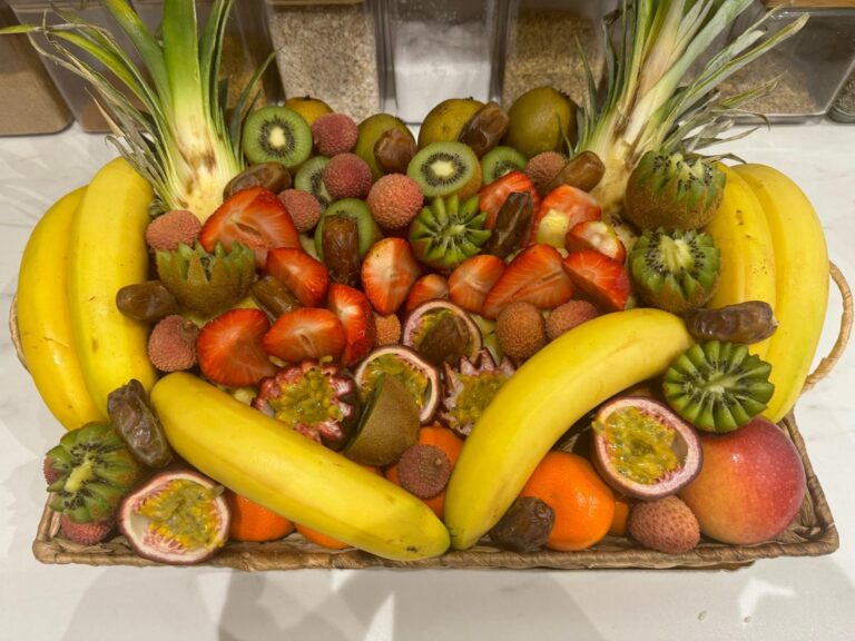 Corbeille de fruits frais