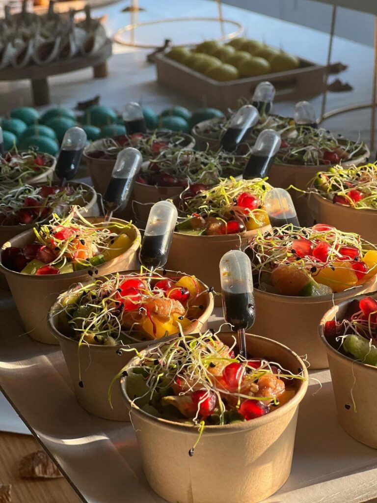Cups de salade individuelles