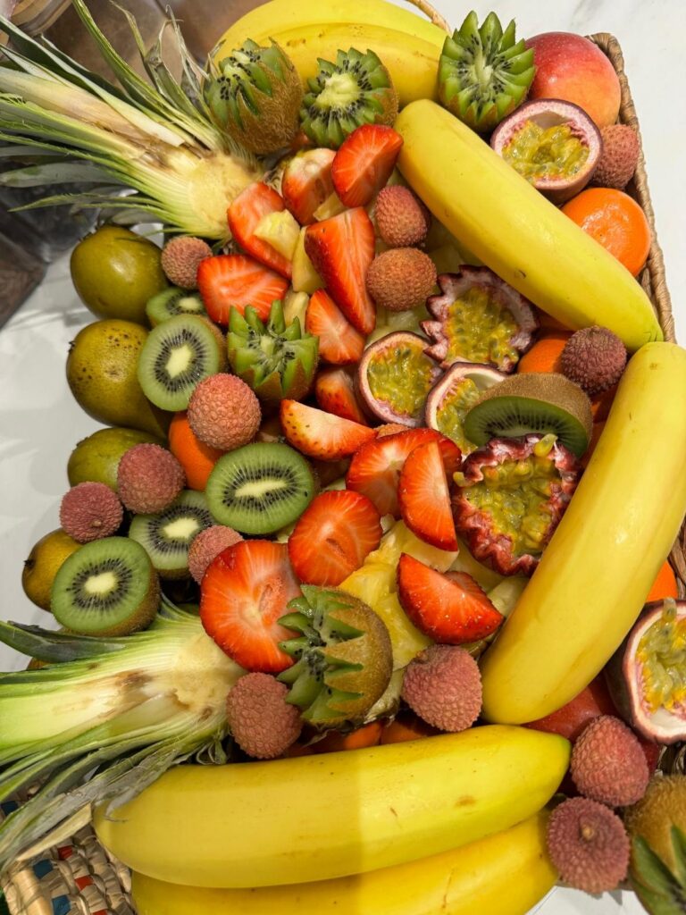 Plateau de fruits exotiques