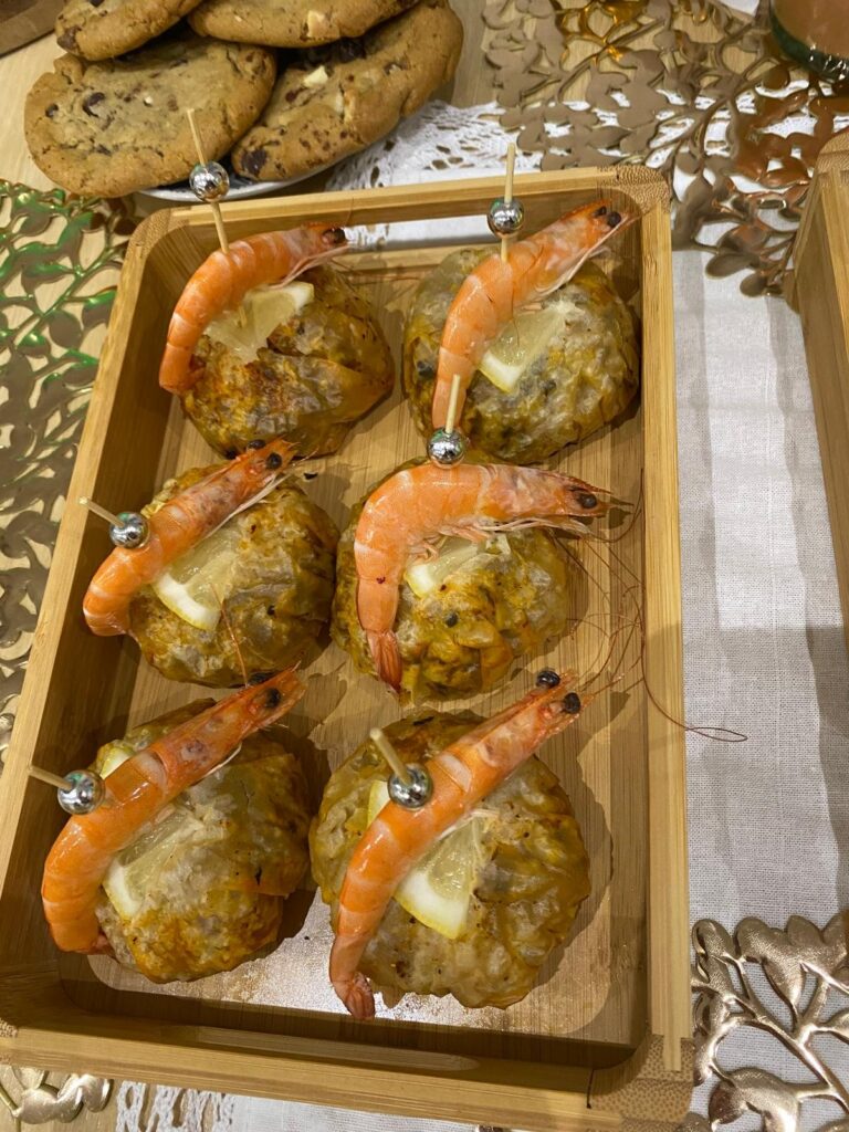 Tartelettes aux crevettes
